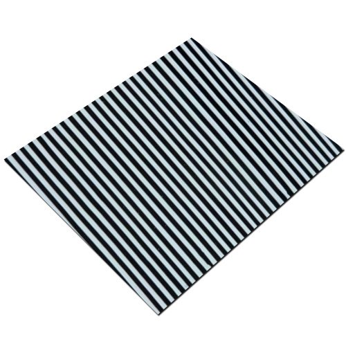 條紋板 H2017 (黑白豎紋)